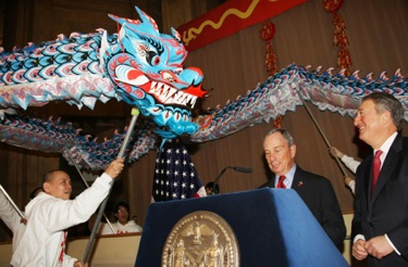 Emigrant Savings Bank Chairman Howard Milstein Joins Mayor Michael Bloomberg to Celebrate Chinese Lunar New Year 4710